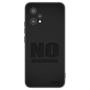 Picasee silikonski črni ovitek za Realme 9 Pro 5G - No Excuses