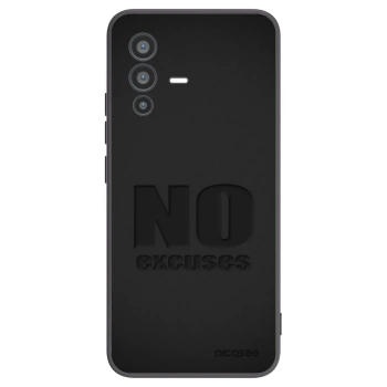 Picasee silikonski črni ovitek za Vivo V23 5G - No Excuses