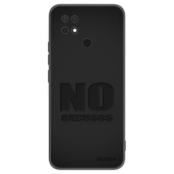 Picasee silikonski črni ovitek za Xiaomi Redmi 10C - No Excuses