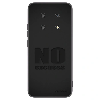 Picasee silikonski črni ovitek za Honor Magic4 Lite 5G - No Excuses