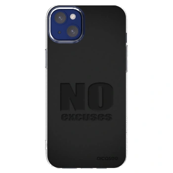 Picasee silikonski prozorni ovitek za Apple iPhone 14 Plus - No Excuses