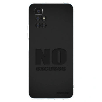 Picasee silikonski prozorni ovitek za Xiaomi Redmi 10 (2022) - No Excuses