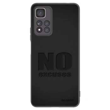 Picasee silikonski črni ovitek za Xiaomi Redmi Note 11 Pro+ 5G - No Excuses