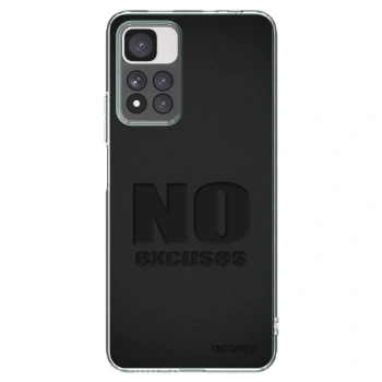 Picasee silikonski prozorni ovitek za Xiaomi Redmi Note 11 Pro+ 5G - No Excuses