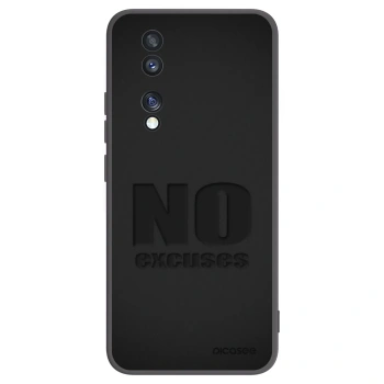 Picasee silikonski črni ovitek za Honor 70 - No Excuses