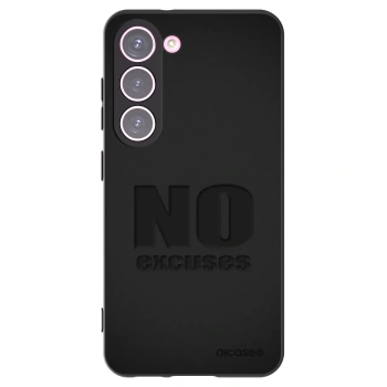 Picasee silikonski črni ovitek za Samsung Galaxy S23 5G - No Excuses