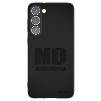Picasee silikonski črni ovitek za Samsung Galaxy S23+ 5G - No Excuses