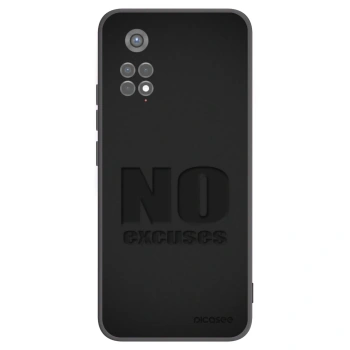 Picasee silikonski črni ovitek za Xiaomi Redmi Note 11S 5G - No Excuses