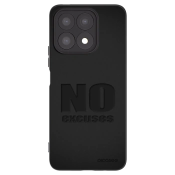 Picasee silikonski črni ovitek za Honor X8a - No Excuses