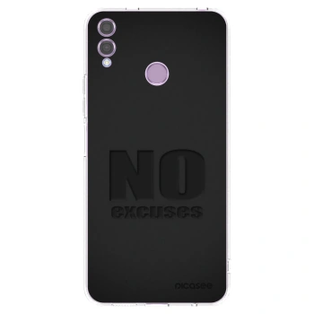 Picasee silikonski prozorni ovitek za Honor 8X - No Excuses