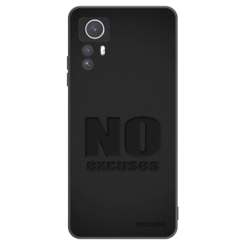 Picasee silikonski črni ovitek za Xiaomi Redmi Note 12S - No Excuses