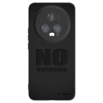 Picasee silikonski črni ovitek za Honor Magic5 Pro - No Excuses