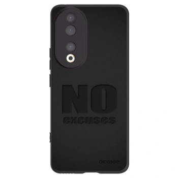 Picasee silikonski črni ovitek za Honor 90 5G - No Excuses