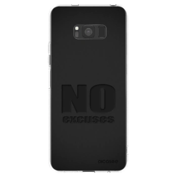 Picasee silikonski prozorni ovitek za Samsung Galaxy S8 G950F - No Excuses