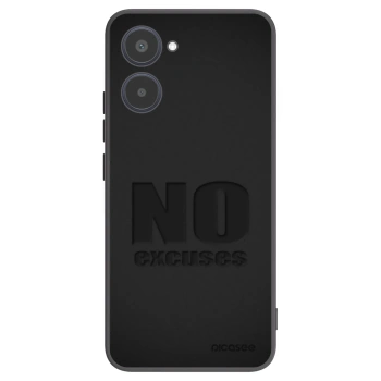 Picasee silikonski črni ovitek za Realme 10 4G - No Excuses