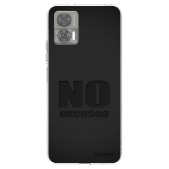 Picasee silikonski prozorni ovitek za Motorola Edge 30 Neo - No Excuses