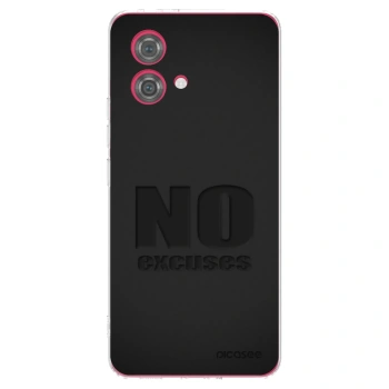 Picasee silikonski prozorni ovitek za Motorola Moto G84 5G - No Excuses