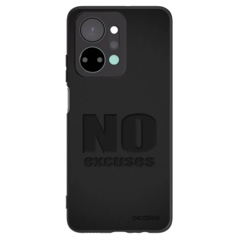 Picasee silikonski črni ovitek za Honor X7a - No Excuses