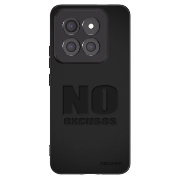 Picasee silikonski črni ovitek za Xiaomi 14 Pro - No Excuses