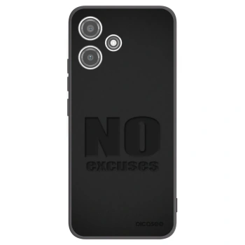 Picasee silikonski črni ovitek za Xiaomi Redmi 12 5G - No Excuses