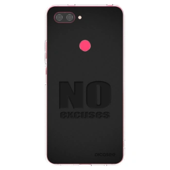 Picasee silikonski prozorni ovitek za Xiaomi Mi 8 Lite - No Excuses