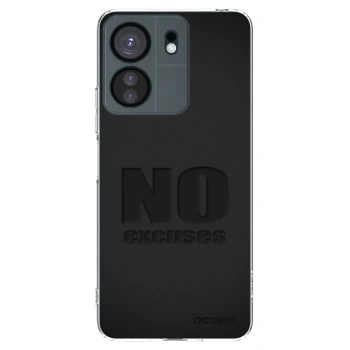 Picasee silikonski prozorni ovitek za Xiaomi Redmi 13C 4G - No Excuses