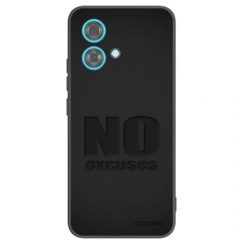 Picasee silikonski črni ovitek za Motorola Edge 40 Neo - No Excuses