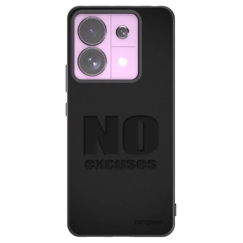 Picasee silikonski črni ovitek za Xiaomi Redmi Note 13 Pro 5G - No Excuses