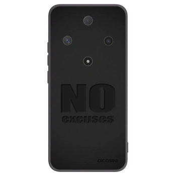 Picasee silikonski črni ovitek za Honor Magic6 Lite 5G - No Excuses