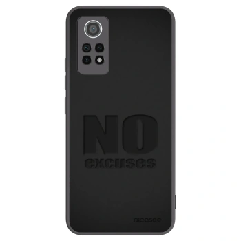 Picasee silikonski črni ovitek za Xiaomi Redmi Note 12 Pro 4G - No Excuses