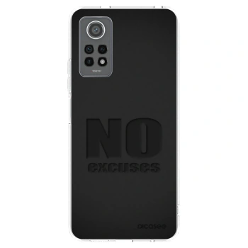 Picasee silikonski prozorni ovitek za Xiaomi Redmi Note 12 Pro 4G - No Excuses