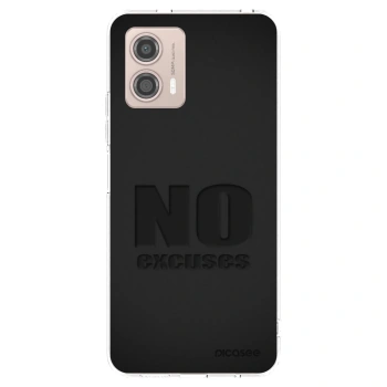 Picasee silikonski prozorni ovitek za Motorola Moto G53 5G - No Excuses