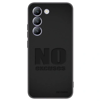 Picasee silikonski črni ovitek za Vivo V40 SE 5G - No Excuses
