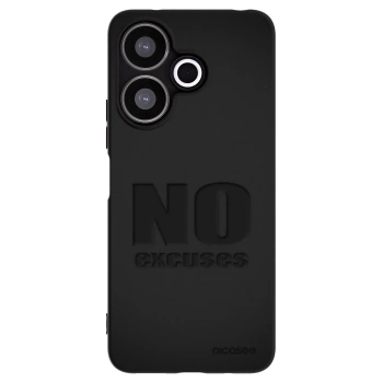 Picasee silikonski črni ovitek za Xiaomi Redmi 13 4G - No Excuses