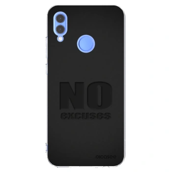 Picasee silikonski prozorni ovitek za Honor 10 Lite - No Excuses