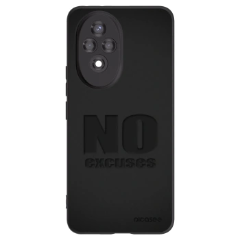Picasee silikonski črni ovitek za Honor 200 5G - No Excuses