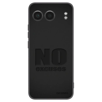Picasee silikonski črni ovitek za OnePlus Nord 4 - No Excuses