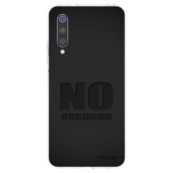 Picasee silikonski prozorni ovitek za Xiaomi Mi 9 - No Excuses