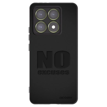 Picasee silikonski črni ovitek za Xiaomi 14T - No Excuses