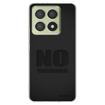 Picasee silikonski prozorni ovitek za Xiaomi 14T - No Excuses