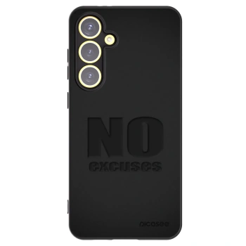 Picasee silikonski črni ovitek za Samsung Galaxy S24 FE S721B - No Excuses
