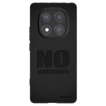 Picasee silikonski črni ovitek za Xiaomi Redmi Note 14 Pro 5G - No Excuses