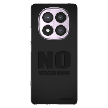 Picasee silikonski prozorni ovitek za Xiaomi Redmi Note 14 Pro 5G - No Excuses