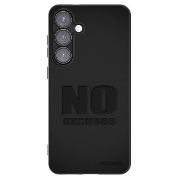 Picasee silikonski črni ovitek za Samsung Galaxy S25+ 5G - No Excuses