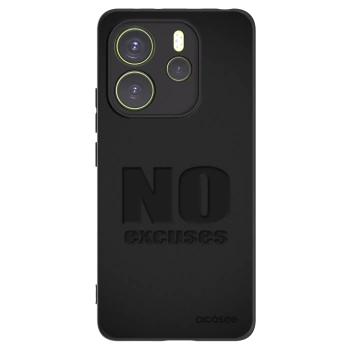 Picasee silikonski črni ovitek za Xiaomi Redmi Note 14 4G - No Excuses