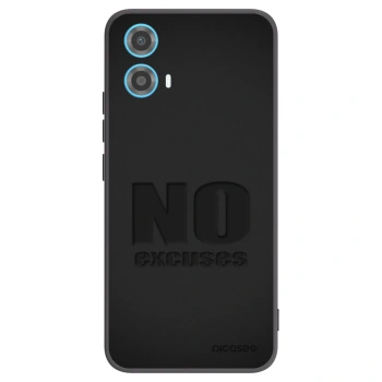 Picasee silikonski črni ovitek za Motorola Moto G34 5G - No Excuses