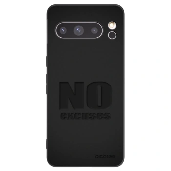 Picasee silikonski črni ovitek za Google Pixel 8 Pro - No Excuses