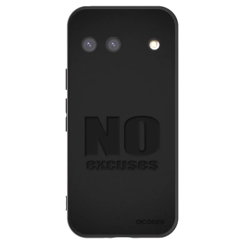 Picasee silikonski črni ovitek za Google Pixel 9 - No Excuses