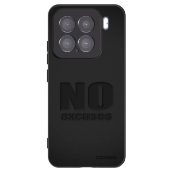 Picasee silikonski črni ovitek za Xiaomi 15 - No Excuses