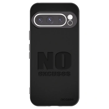 Picasee silikonski črni ovitek za Google Pixel 9 Pro - No Excuses